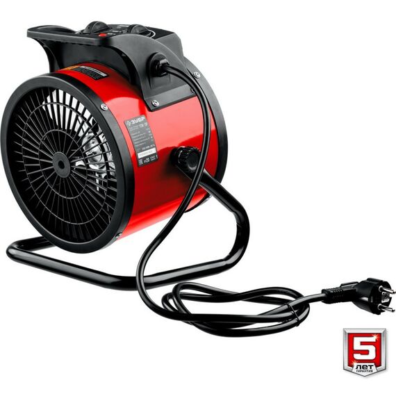 Тепловые пушки: Электрическая тепловая пушка Зубр ТПК-3Р 3 кВт, МКН фотографии