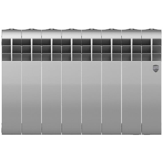 Радиаторы: Радиатор Royal Thermo BiLiner 350 /Silver Satin 8 секций [RTBSS35008] фотографии