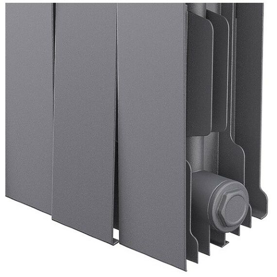 Радиаторы: Радиатор Royal Thermo PianoForte 200 /Silver Satin 12 секций [RTPSS20012] фотографии