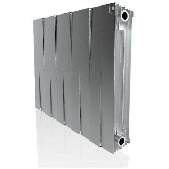 Радиаторы: Радиатор Royal Thermo PianoForte 500 new/Silver Satin 10 секций [RTPNSS50010] фотографии