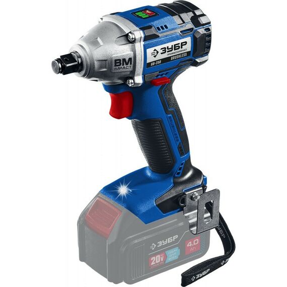 Гайковерты, отвертки: Бесщеточный гайковерт Зубр Профессионал GB-250 20В, без АКБ, в коробке фотографии