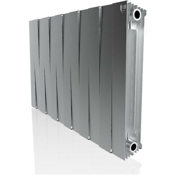 Радиаторы: Радиатор Royal Thermo PianoForte 500 new/Silver Satin 12 секций [RTPNSS50012] фотографии