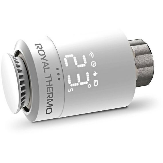 Термостаты: Термостат радиаторный электронный Royal Thermo RTE 77.001 Smart Heat, белый фотографии