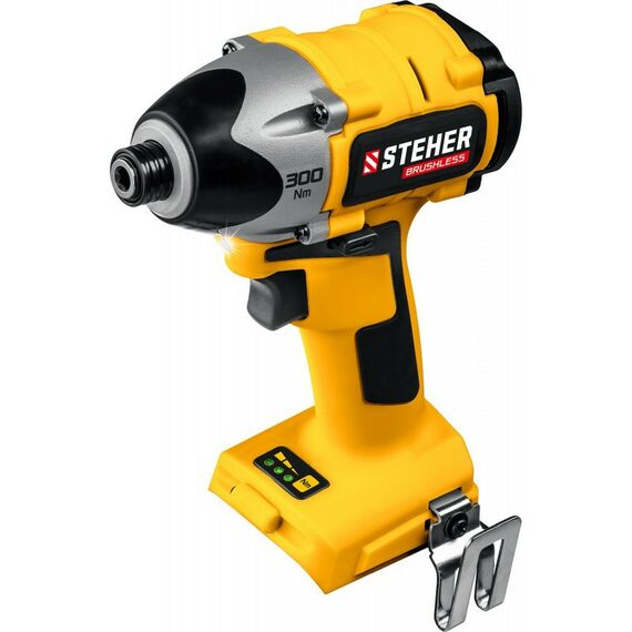 Винтоверты: Бесщёточный винтоверт STEHER CSB-300 20В, без АКБ, в коробке фотографии