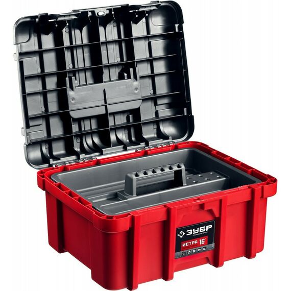 Ящики для инструмента: Ящик для инструмента Зубр Профессионал ИСТРА-16 пластиковый [38132-16_z01] фотографии