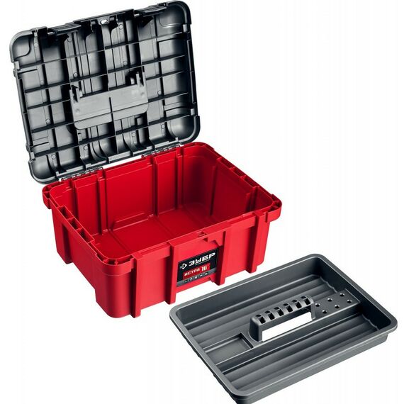 Ящики для инструмента: Ящик для инструмента Зубр Профессионал ИСТРА-16 пластиковый [38132-16_z01] фотографии