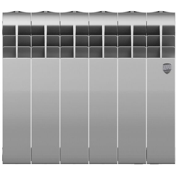 Радиаторы: Радиатор Royal Thermo BiLiner 350 /Silver Satin 6 секций [RTBSS35006] фотографии