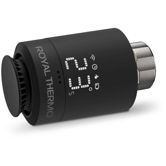 Термостаты: Термостат радиаторный электронный Royal Thermo RTE 77.001B Smart Heat, черный фотографии