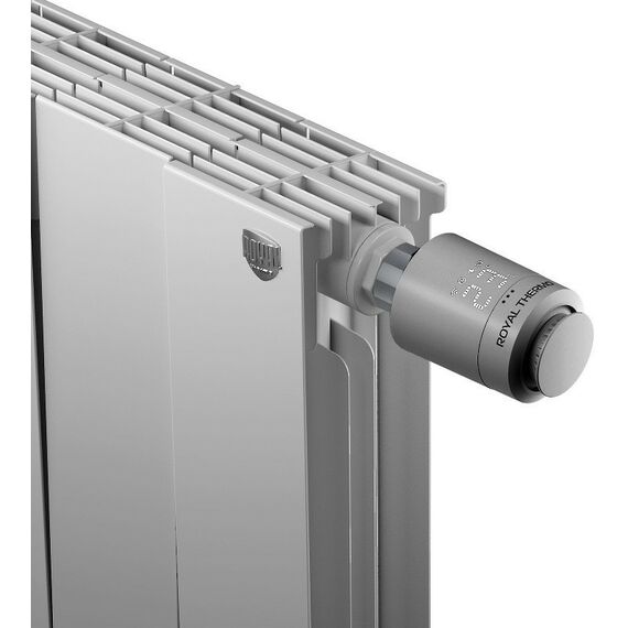 Термостаты: Термостат радиаторный электронный Royal Thermo RTE 77.001S Smart Heat, серебристый фотографии