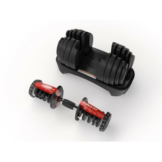 Гантели: Гантель со ступенчатой регулировкой UNIXFIT 24 кг фотографии