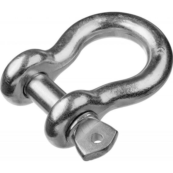Такелажный крепеж: Скоба такелажная омегообразная Зубр 1 1/8" (28.6 мм) 1 шт, палец 32 мм, 9.5 тн, оцинкованная [304525-29] фотографии