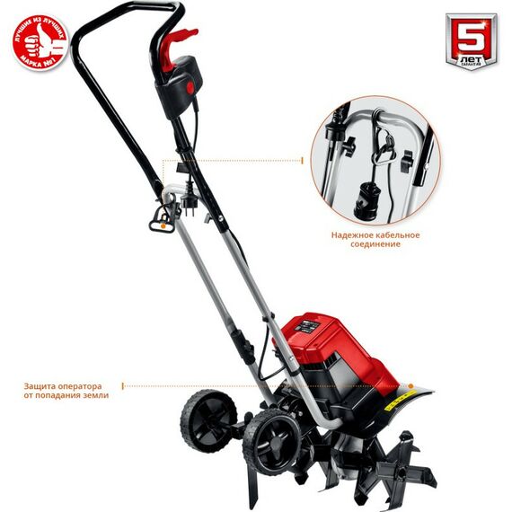 Культиваторы: Электрический культиватор Зубр ККД-1800 1800 Вт фотографии