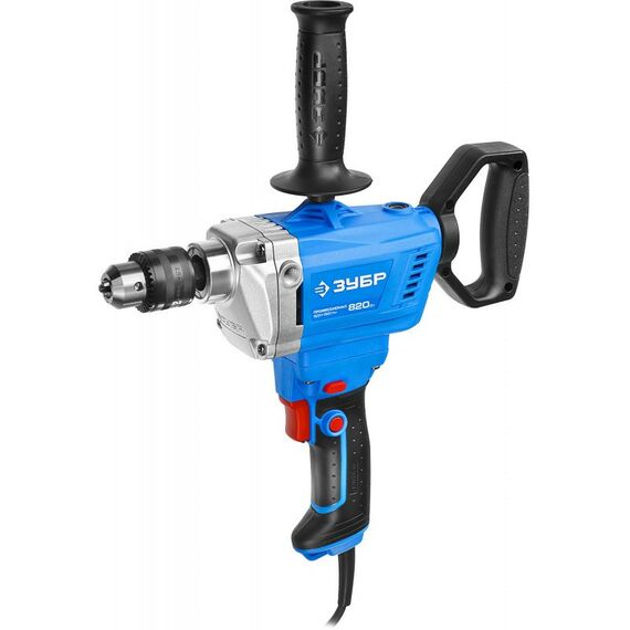 Дрели-миксеры: Дрель-миксер реверсивная Зубр Профессионал ЗДМ-820 РМ 50 Нм, патрон 13 мм, 0-650 об/мин, 820 Вт [ЗДМ-820 РМ] фотографии