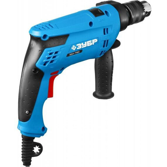 Дрели и шуруповерты: Ударная дрель Зубр Профессионал ЗДУ-780 ЭРКМ2 780 Вт, кейс фотографии