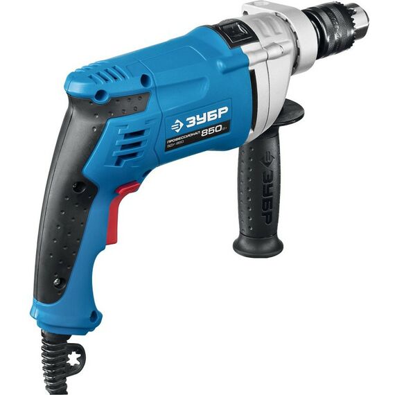 Дрели и шуруповерты: Дрель ударная Зубр Профессионал ЗДУ-850 ЭРМКМ2 850 Вт, кейс фотографии