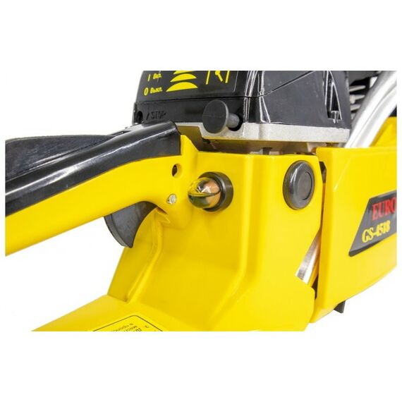 Бензопилы: Бензопила Eurolux GS-4518 3.1 л.с., шина 50.5 см, толщина звена 1.5 мм, шаг цепи 0.325", система гашения вибрации, тормоз цепи, автоматическая смазка цепи фотографии