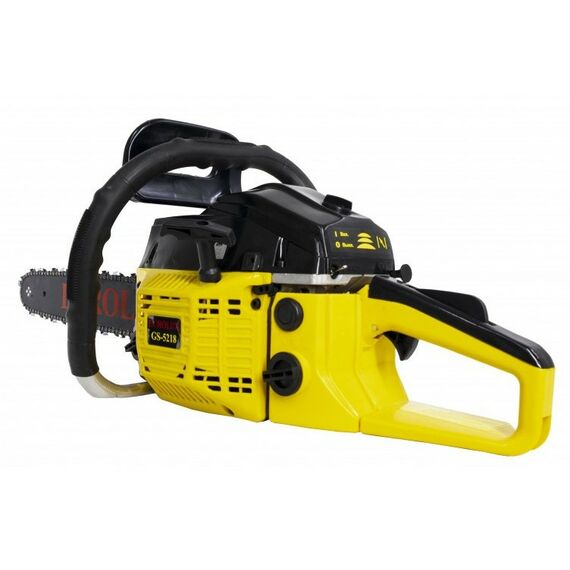 Бензопилы: Бензопила Eurolux GS-5218 3.8 л.с., шина 45 см, толщина звена 1.5 мм, шаг цепи 0.325", система гашения вибрации, тормоз цепи, автоматическая смазка цепи фотографии