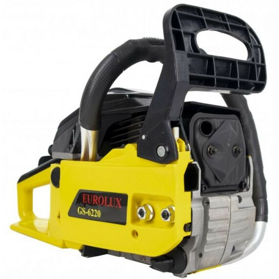Бензопилы: Бензопила Eurolux GS-6220 4.2 л.с., шина 50.5 см, толщина звена 1.5 мм, шаг цепи 0.325", система гашения вибрации, тормоз цепи, автоматическая смазка цепи фотографии