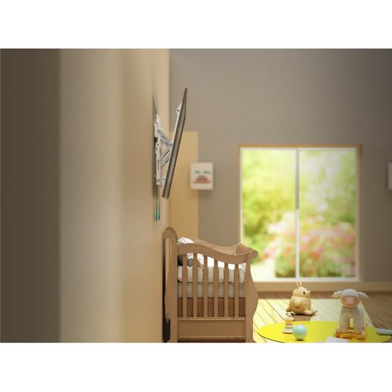 Крепеж для аудио-видео техники: Кронштейн ONKRON TM5 белый фотографии