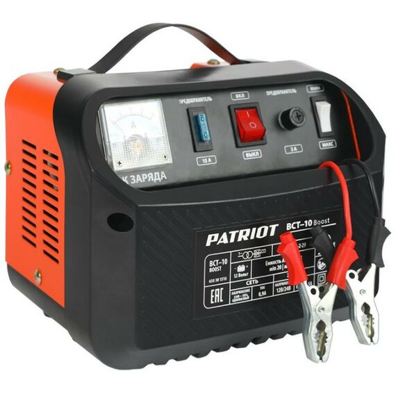 Зарядные и пуско-зарядные устройства: Устройство заряднопредпусковое Patriot BCT-10 Boost [650301510] фотографии