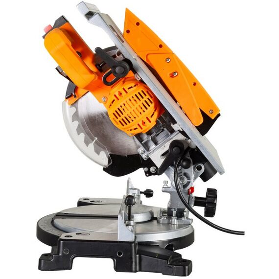 Торцовочные пилы: Торцовочная пила Вихрь ПТ-210К 1500 Вт, 5000 об/мин, диск 210 мм, режим настольной циркулярной пилы фотографии