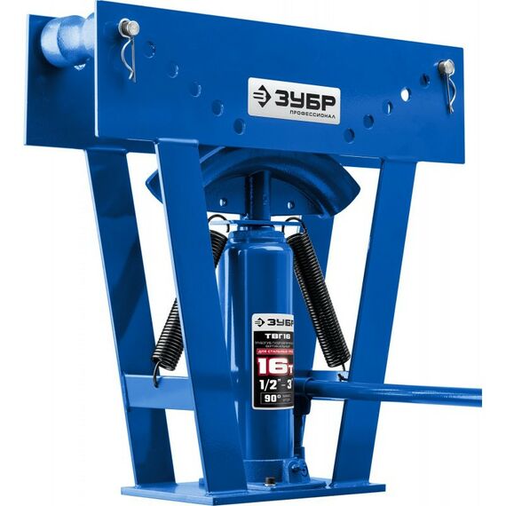 Трубогибы: Трубогиб гидравлический вертикальный ручной Зубр Профессионал ТВГ-16 1/2-3" 16т [43078-16_z01] фотографии