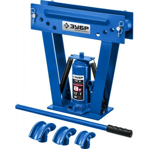 Трубогибы: Трубогиб гидравлический вертикальный ручной Зубр Профессионал ТВГ-8 1/2-1", 8т [43078-08_z01] фотографии