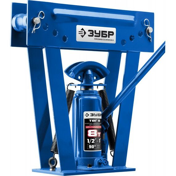 Трубогибы: Трубогиб гидравлический вертикальный ручной Зубр Профессионал ТВГ-8 1/2-1", 8т [43078-08_z01] фотографии