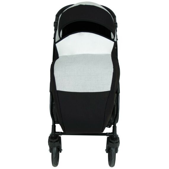 Коляски детские: Коляска 2в1 Alis ALVARO Al 04 т.серый+св.серый+белая кожа фотографии