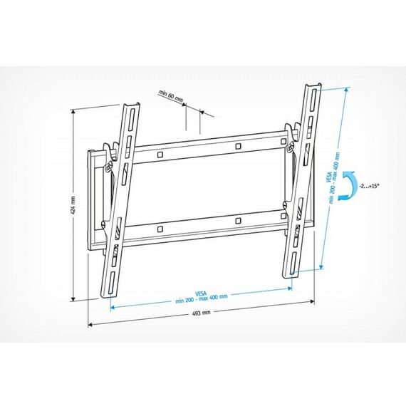 Крепеж для аудио-видео техники: Кронштейн Holder LCD-T4609-B фотографии