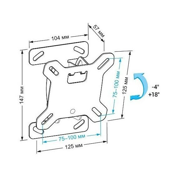 Крепеж для аудио-видео техники: Кронштейн Holder LCDO-2601 фотографии