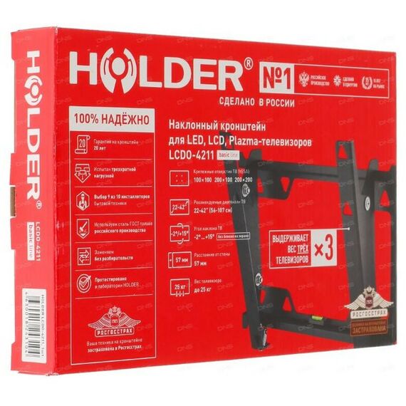 Крепеж для аудио-видео техники: Кронштейн Holder LCDO-4211 фотографии