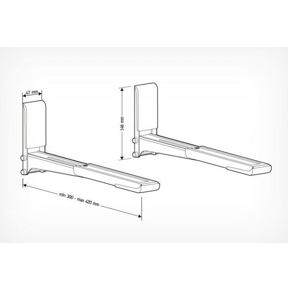 Крепеж для аудио-видео техники: Кронштейн под СВЧ печь Holder MWS-2003 белый фотографии