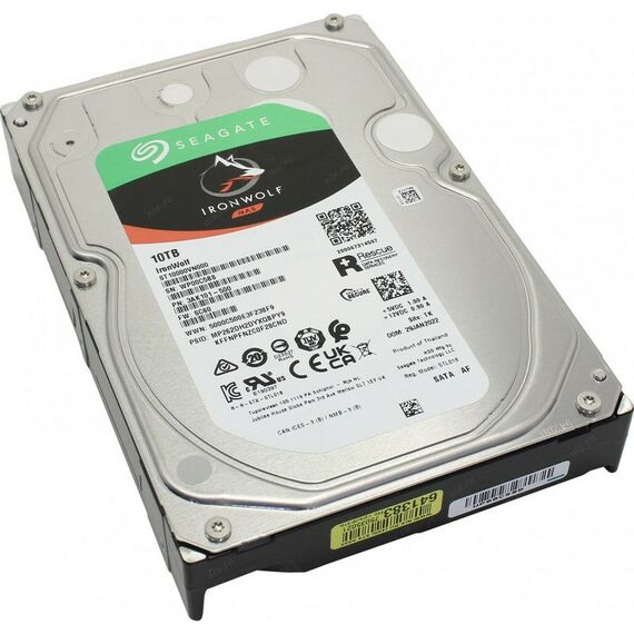 Жесткие диски: Жёсткий диск Seagate 10 Tb IronWolf NAS SATA 6Gb/s 3.5" 7200rpm 256Mb [ST10000VN000] фотографии