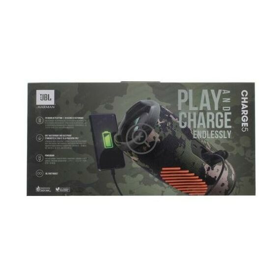 Колонки: Колонка JBL Charge 5 Camouflage Bluetooth, Li-Ion [JBLCHARGE5SQUAD] фотографии