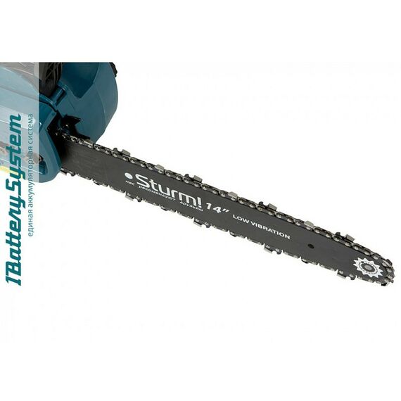 Цепные пилы: Пила цепная аккумуляторная Sturm! CSC3616BL 2x18 В, 1BatterySystem, шина 40 см, без ЗУ и АКБ фотографии