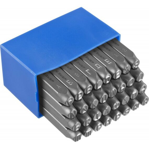 Столярно-слесарный инструмент: Клейма буквенные Зубр 21503-08_z01 кириллица, шрифт 8мм фотографии