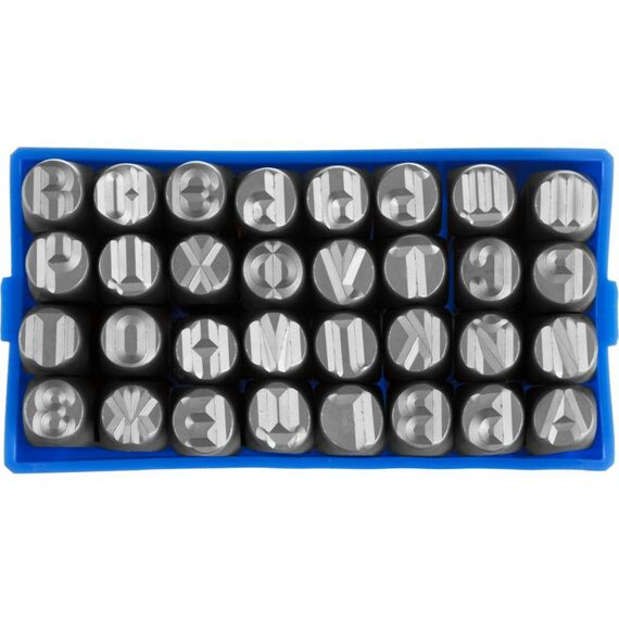 Столярно-слесарный инструмент: Клейма буквенные Зубр 21503-08_z01 кириллица, шрифт 8мм фотографии