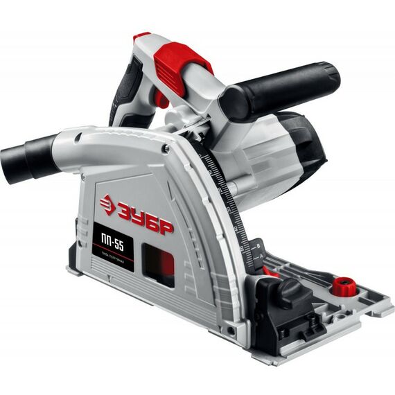 Дисковые пилы: Пила погружная Зубр ПП-55 90°-55 мм, диск 165 мм, 1200 Вт фотографии