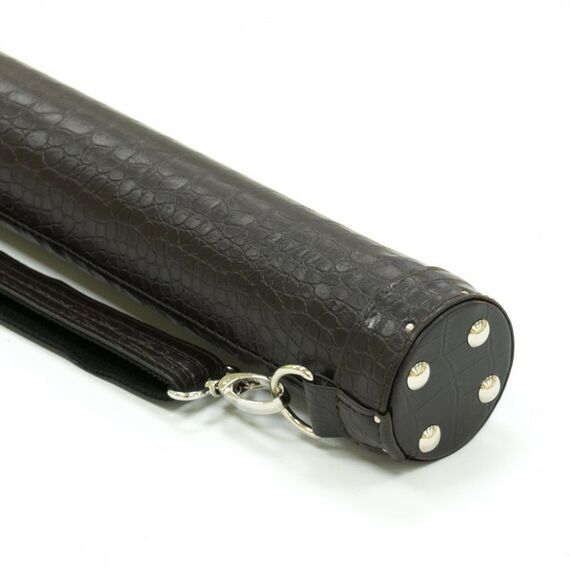 Чехлы для бильярдных киев: Тубус для кия  Action 1/1 пирамида, 85 см, коричневый/кроко фотографии