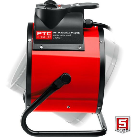 Тепловые пушки: Электрическая тепловая пушка Зубр ТПК-5Р 5 кВт, МКН фотографии