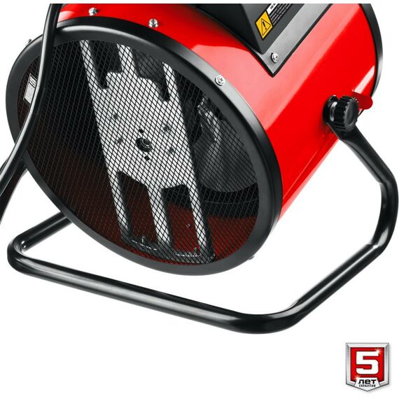 Тепловые пушки: Электрическая тепловая пушка Зубр ТПК-5Р 5 кВт, МКН фотографии