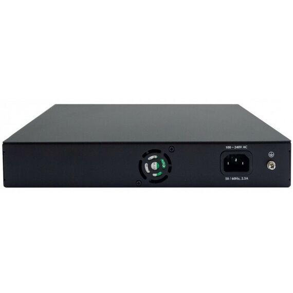 Коммутаторы, маршрутизаторы, межсетевые экраны: Управляемый коммутатор Gigalink GL-SW-G204-10P L2 PoE, 8 Base-T 10/100/1000Mb/s портов, 2 Base-X SFP 1000Mb/s, 1U 19", 220V, суммарная мощность 150W фотографии