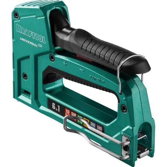 Степлеры: Универсальный алюминиевый степлер 6-в-1 KRAFTOOL Universal-HD 53(6-14мм)/140(8-14мм)/13/ 53F/300/500 [3188] фотографии