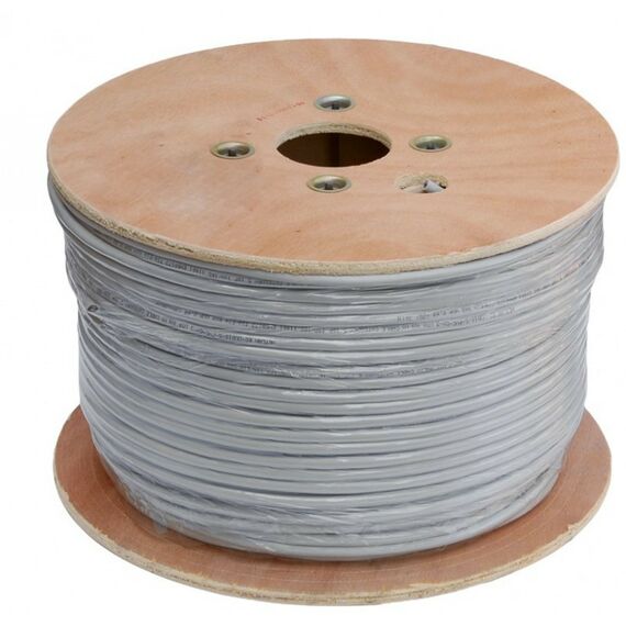Кабель и разъемы: Кабель Netlan EC-UU050-5-PVC-GY-3 NETLAN U/UTP 50 пар, Кат.5 (Класс D), 100МГц, одножильный, BC (чистая медь), внутренний, PVC нг(B), серый, 305м фотографии
