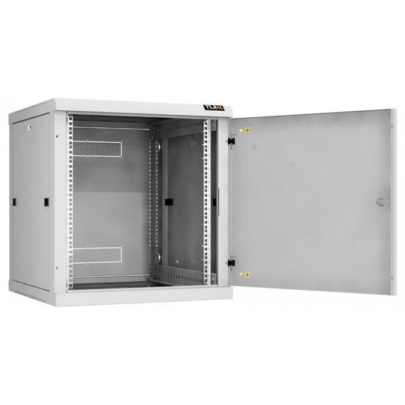 Шкафы и стойки: Настенный разборный шкаф TLK TWC-126060-R-M-GY 19", 12U, металлическая дверь, Ш600хВ636хГ600мм, 2 пары монтажных направляющих, серый фотографии