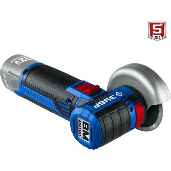 Угловые шлифмашинки (болгарки): Бесщеточная УШМ Зубр Профессионал AB-76 12В, без АКБ, в коробке фотографии