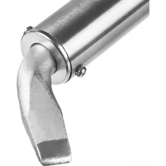 Паяльное оборудование: Высокомощный электропаяльник Зубр Ceramic PRO 200Вт с пластиковой рукояткой, выключателем, клин [55301-200] фотографии