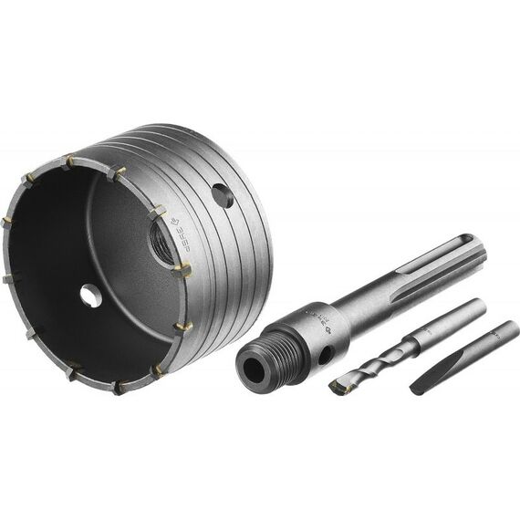 Буры, пики, коронки, сверла: Коронка по бетону с державкой SDS-Max Зубр Профессионал 100 мм [2918-100] фотографии