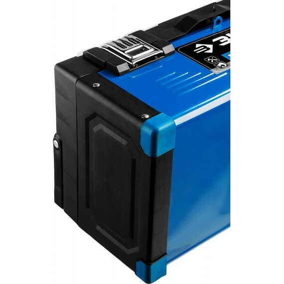 Ящики и сумки для инструмента: Ящик для инструмента Зубр Профессионал СПУТНИК-18 металлический [38153-18] фотографии